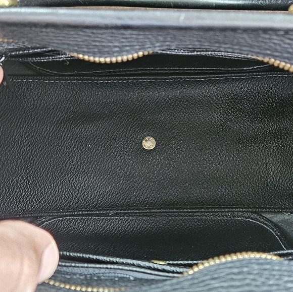 Vintage Dooney and Bourke AWL Double Buckle Satchel - Black - Picture 13 of 16